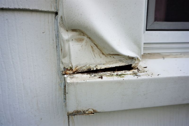 Exterior Trim Before Repair